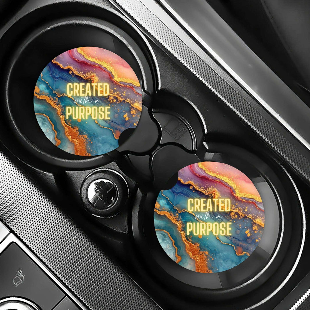 Car Coaster Set, Pack of 2