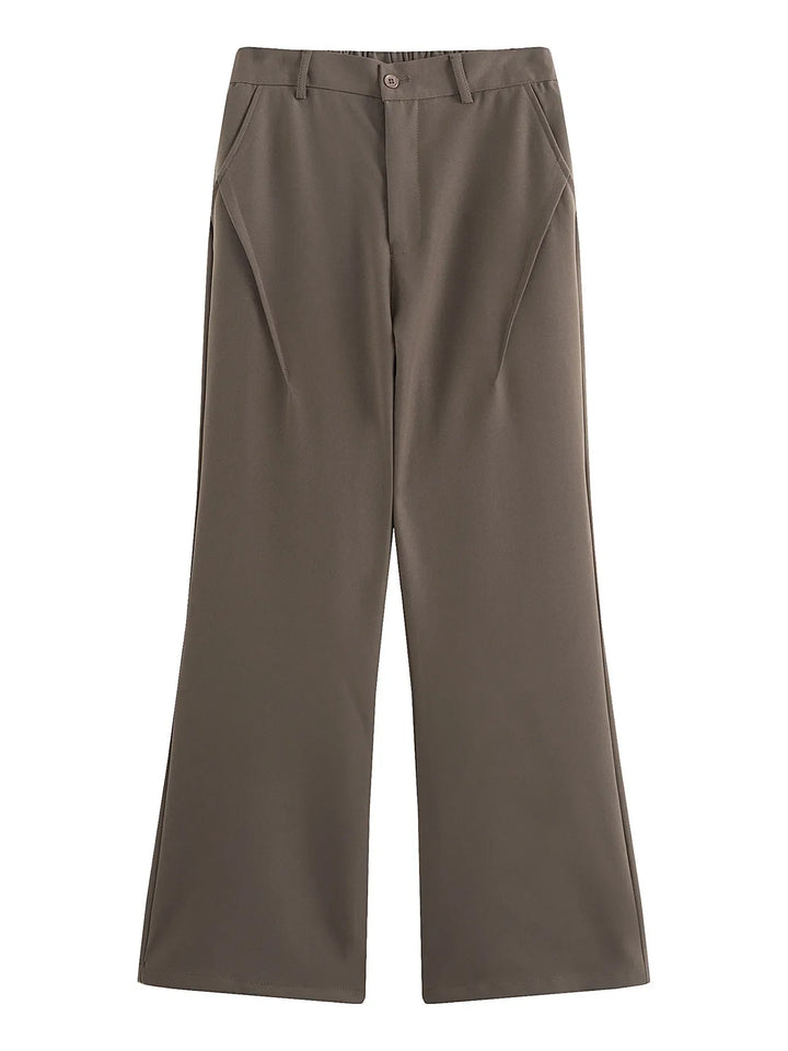 Men's Full Size Relaxed Fit Wide Leg Casual Pants Plus Size