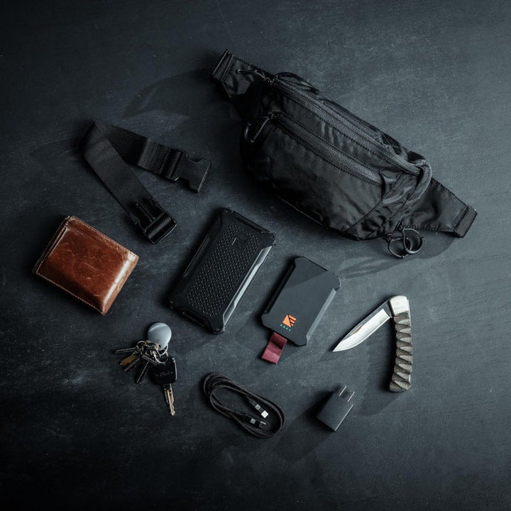 Multifunctional Double-layer Portable Tactical Waist Pack Nylon Waterproof Adjustable Belt