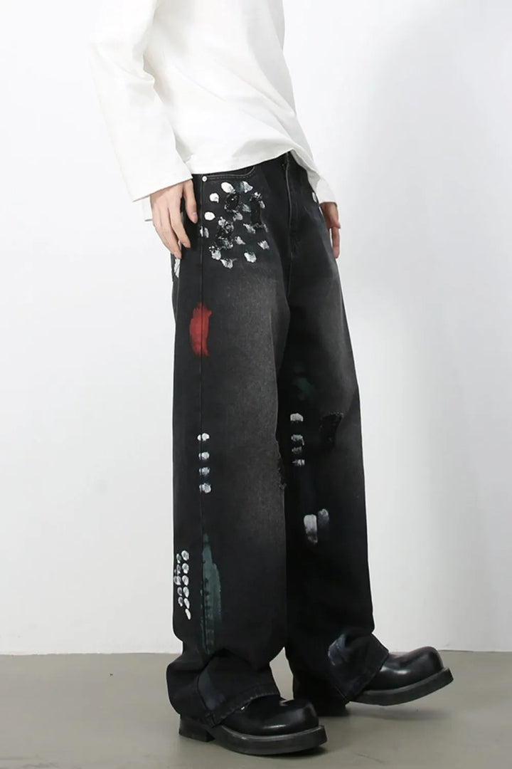 Men's Paint Loose Jeans