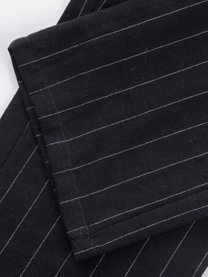 Men's Full Size Striped Wide Leg Pant Plus Size