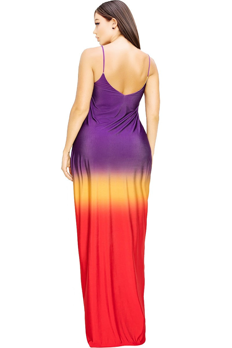 "Sunset at the Beach" Maxi Dress