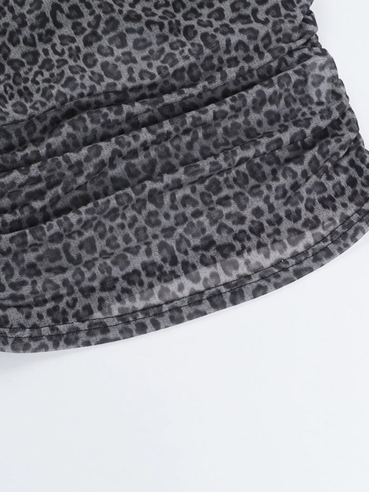Sheer Leopard Print Cami