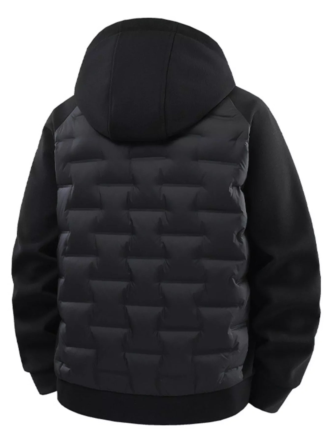 Men's Plus Size Hooded Padded Jacket