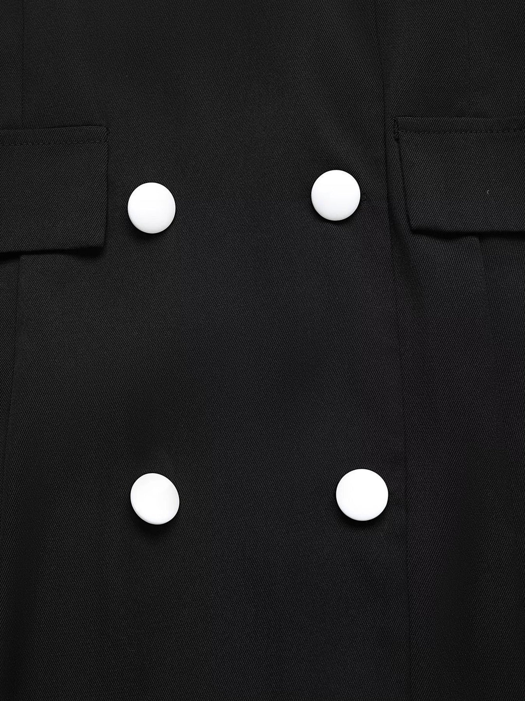 Lace Detail Double Breasted Blazer Dress