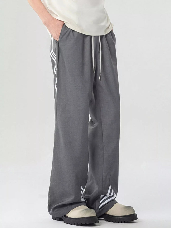 Men's Full Size Wide Leg Pants Plus Size