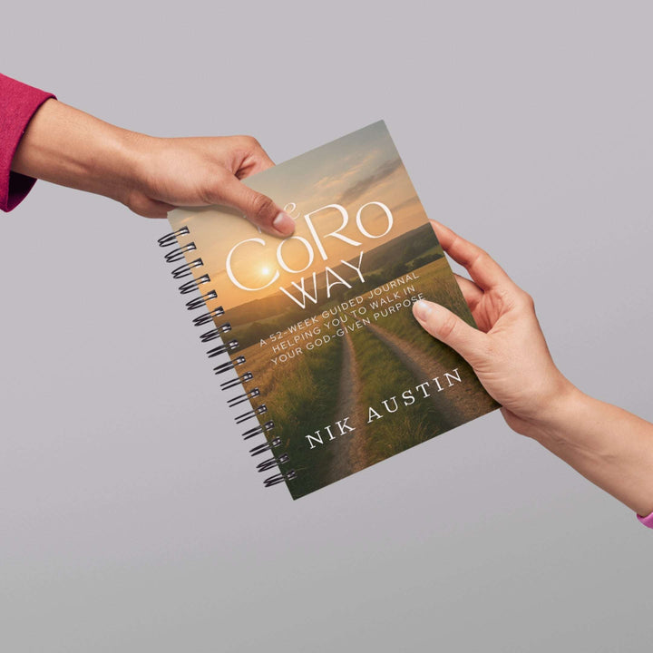 The CoRo Way Guided Journal | Coil-Bound Handmade Edition