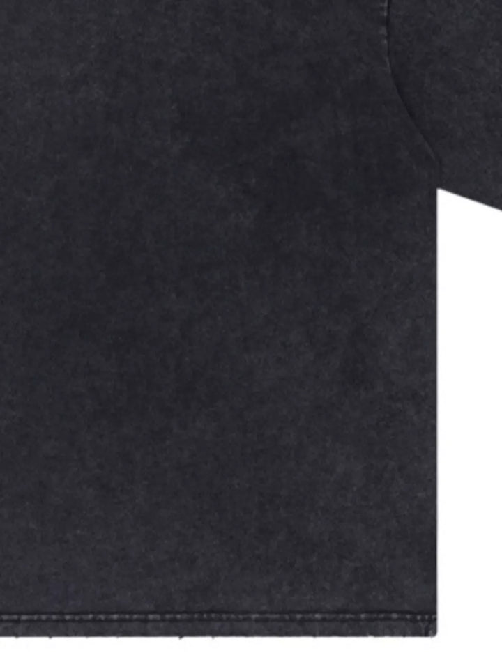 Men's Vintage Graphic Round Neck Oversized T-Shirt