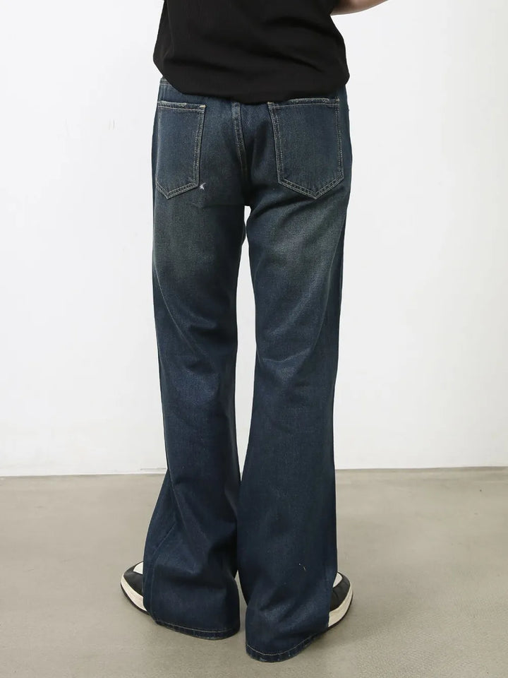 Men's Bootcut Jeans with Pockets