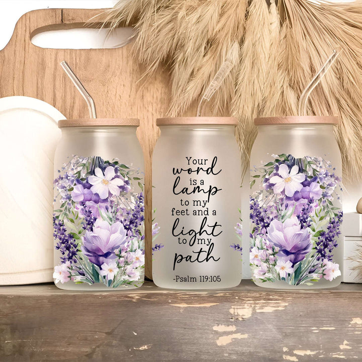 Bible Verse Scripture Cup, Mug & Tumbler with Lid & Straw – Floral Christian Gift for Her