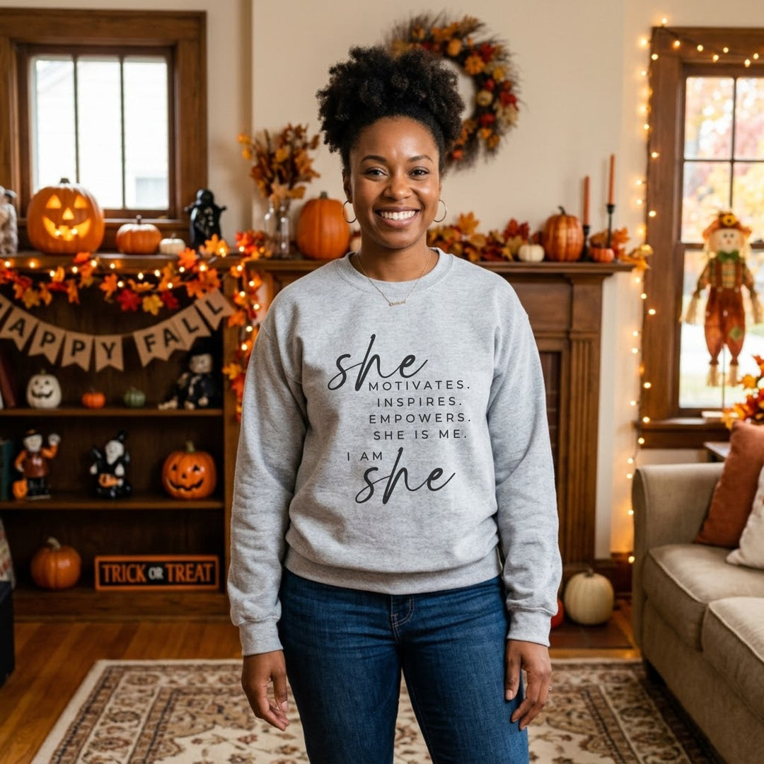 She Is Me Sweatshirt