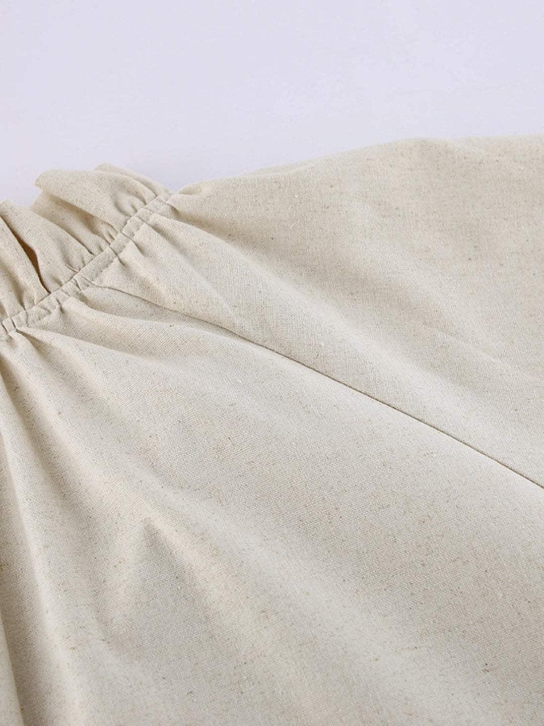 Tie Neck Flounce Sleeve Maxi Dress