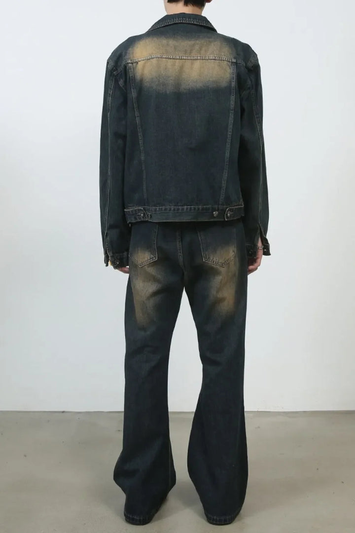 Men's Bootcut Baggy Jeans
