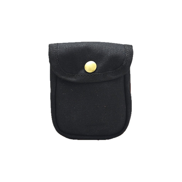 Retro Oil-Waxed Canvas Waist Bag For Men Mini Coin Purse
