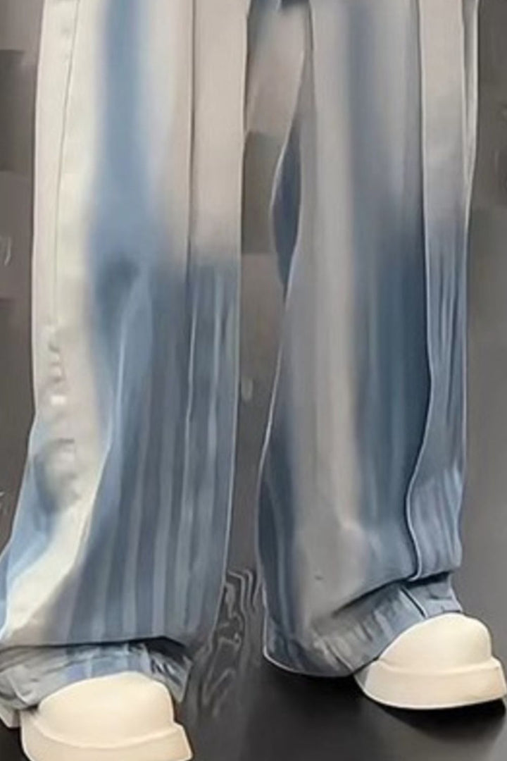 Men's Full Size Wide-Leg Jeans Plus Size