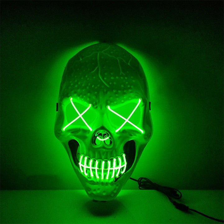 Halloween Skull Glowing Mask Bar Night Horror