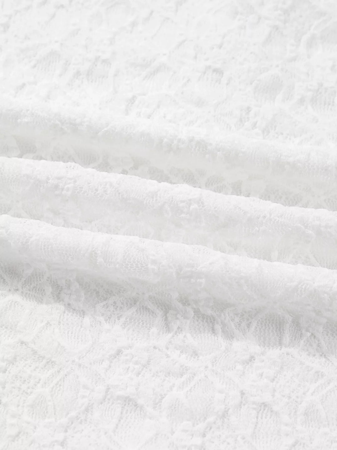 Sheer Lace Long Sleeve Slim Henley Top