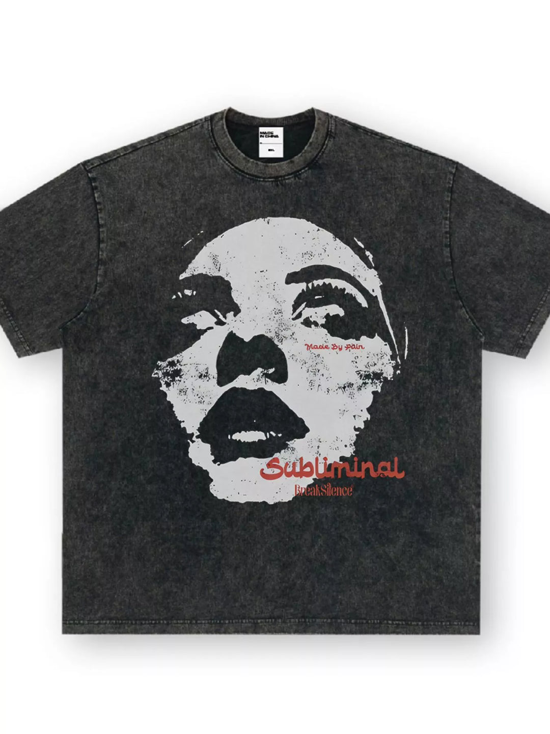 Men's Graphic Round Neck Oversized T-Shirt