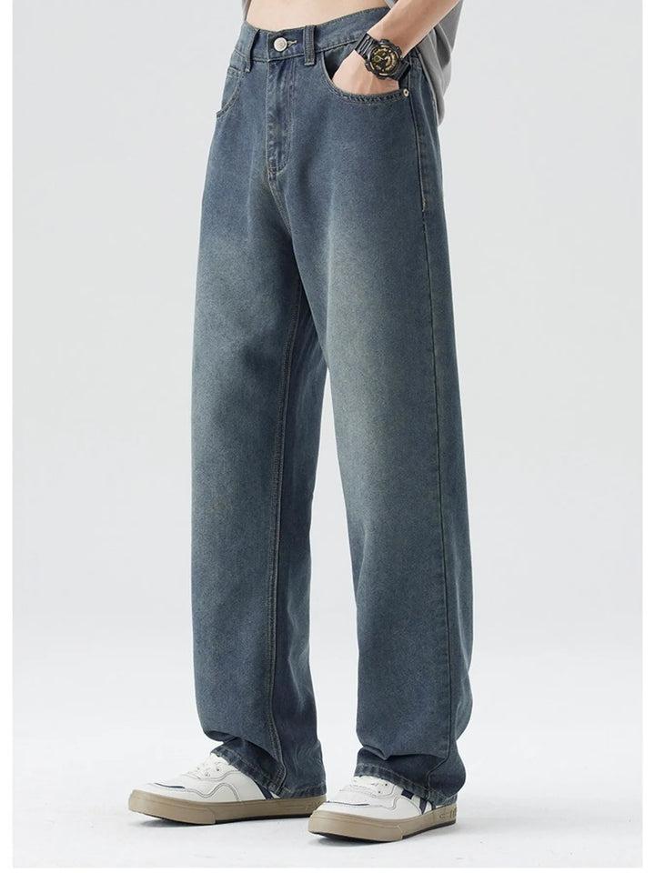 Men's Wide-Leg Relaxed Fit Jeans