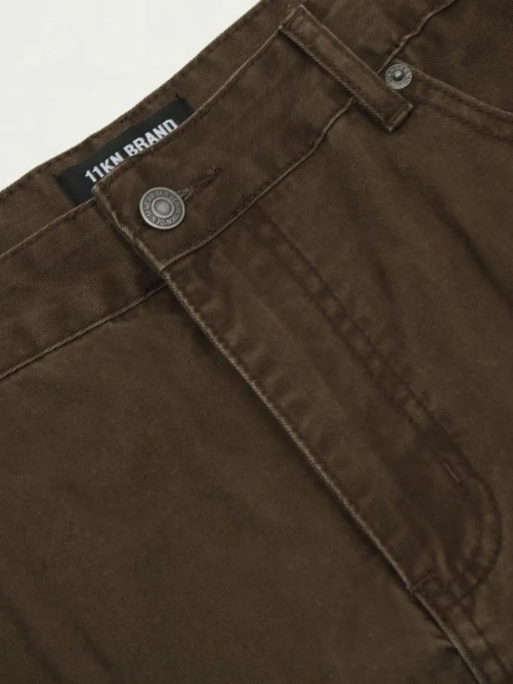 Men's Cargo Jeans with Multi-Pocket