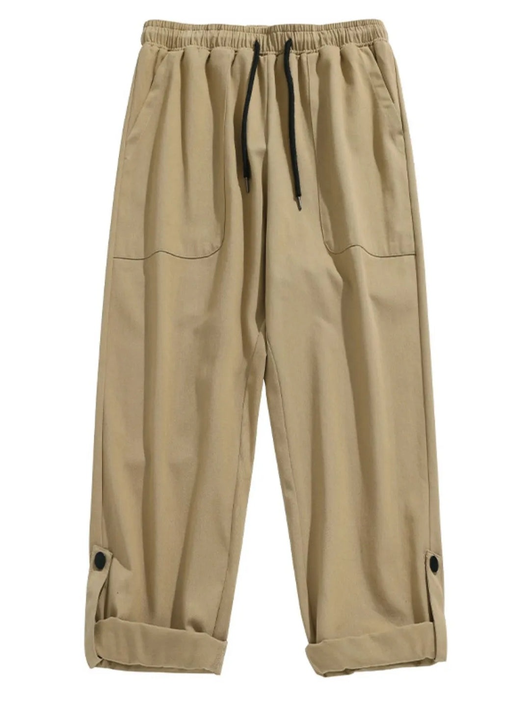 Men's Plus Size Drawstring Pants with Pockets
