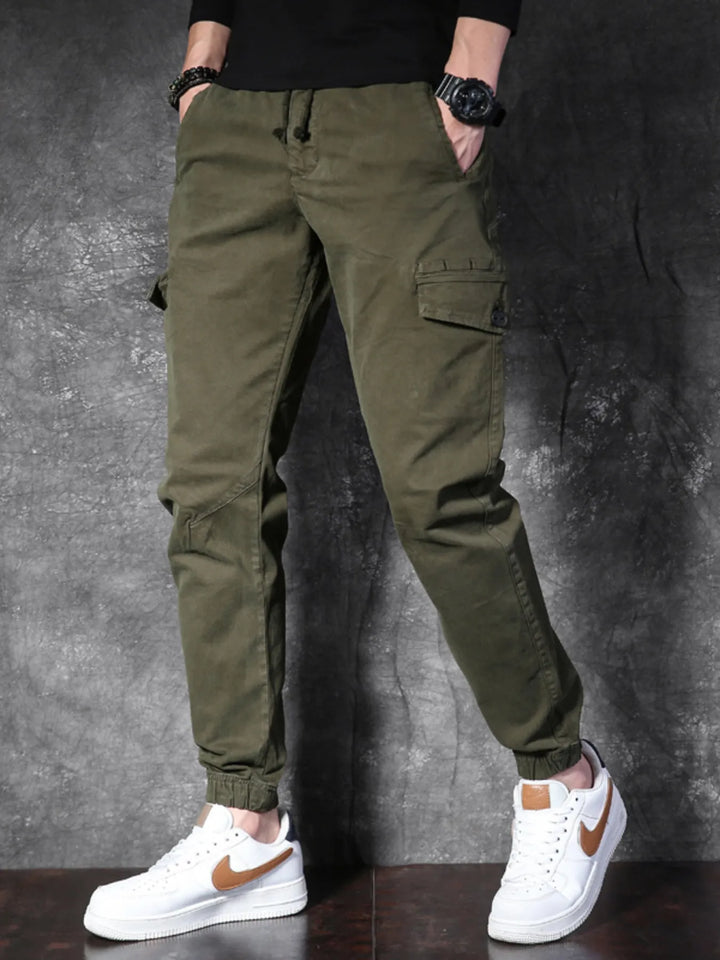Men's Cargo Pants with Drawstring
