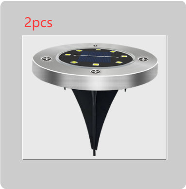 8LED Waterproof Solar Powered Garden Lights