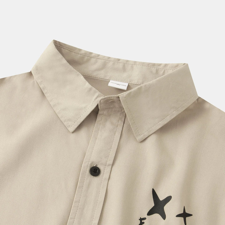 Men's Plus Size Casual Short Sleeve Button Down Shirt