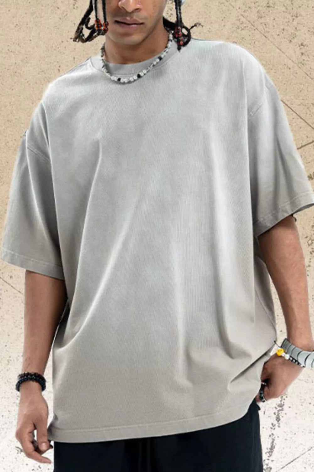 Men's Vintage Washed Oversized T-Shirt