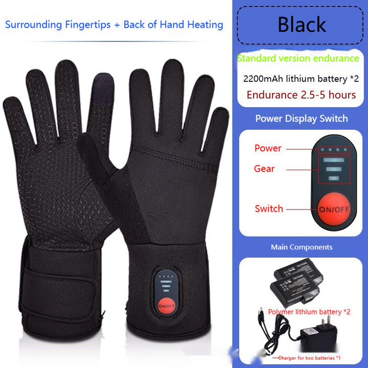 Outdoor Mountaineering Rechargeable Heated Gloves