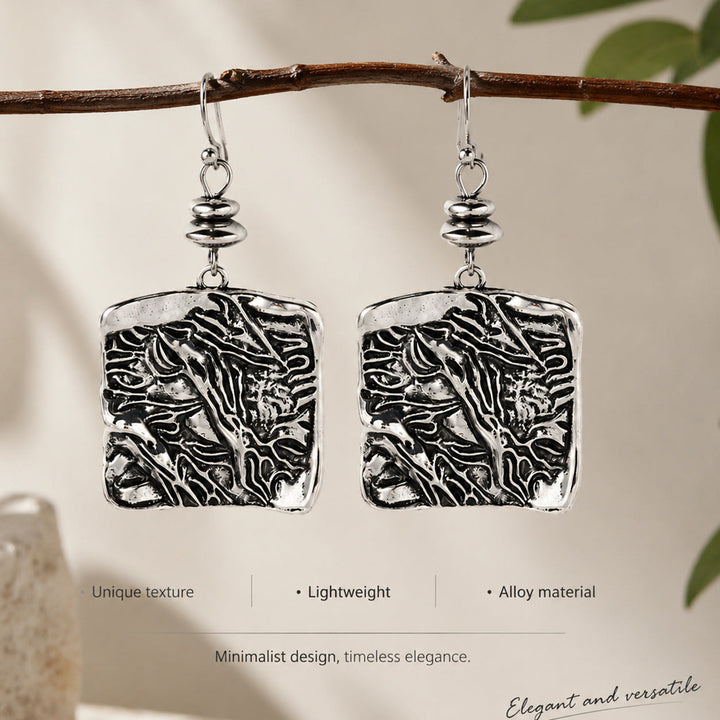 Vintage Square Earrings For Women