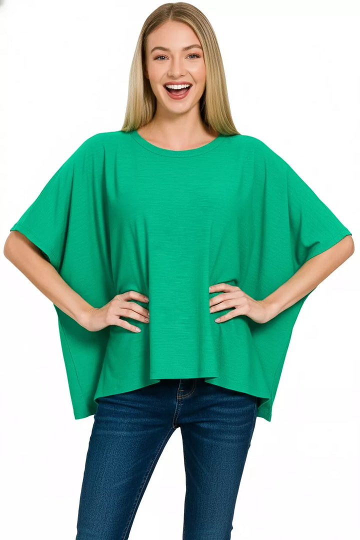 Zenana Round Neck Short Sleeve T-Shirt