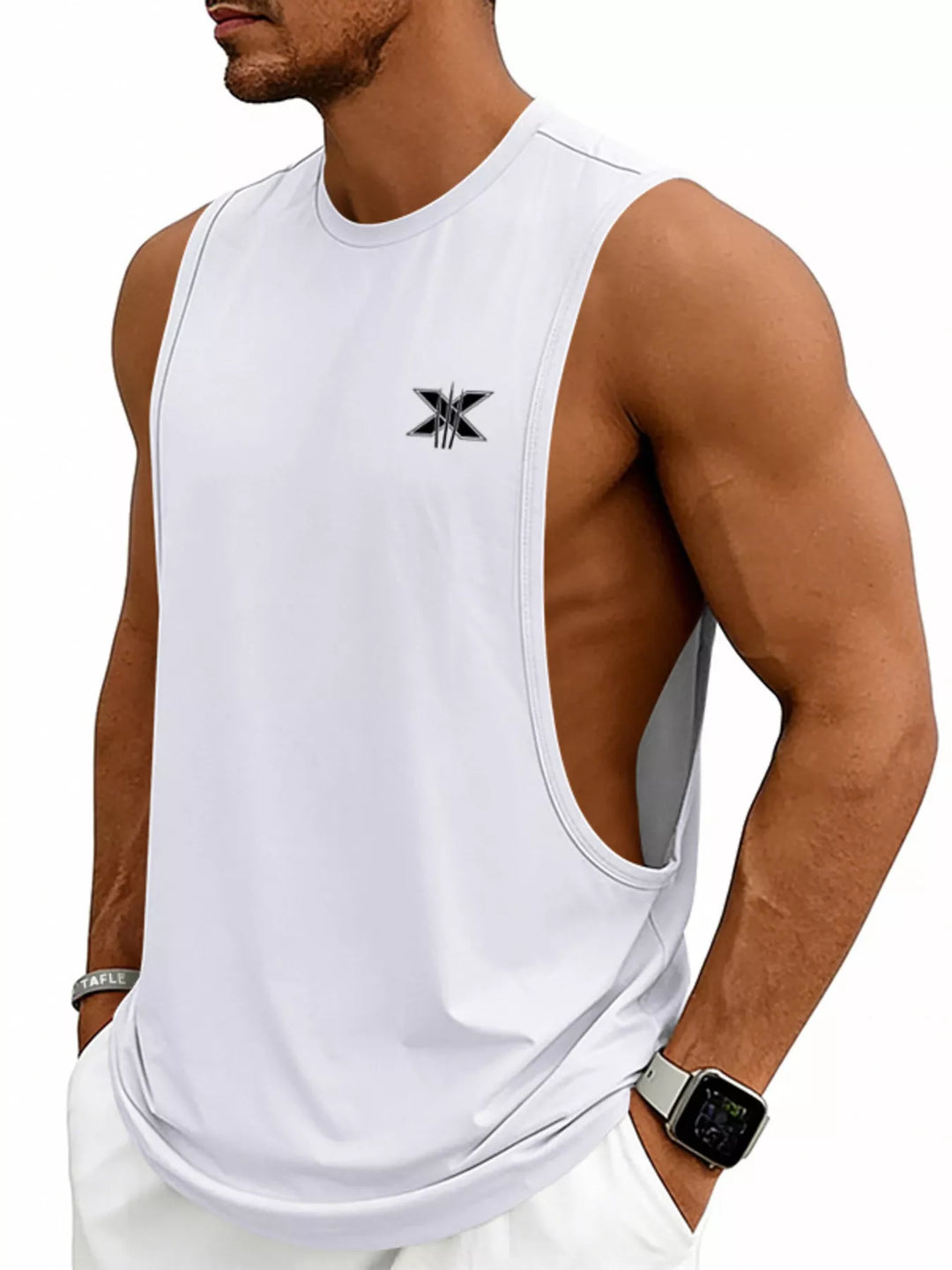 Men's Full Size Round Neck Tank Plus Size