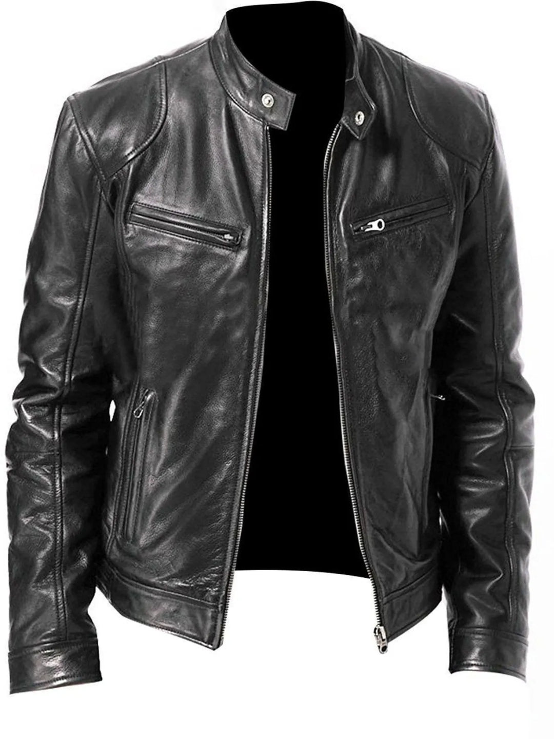 Men's Full Size Zip Up Long Sleeve Jacket Plus Size