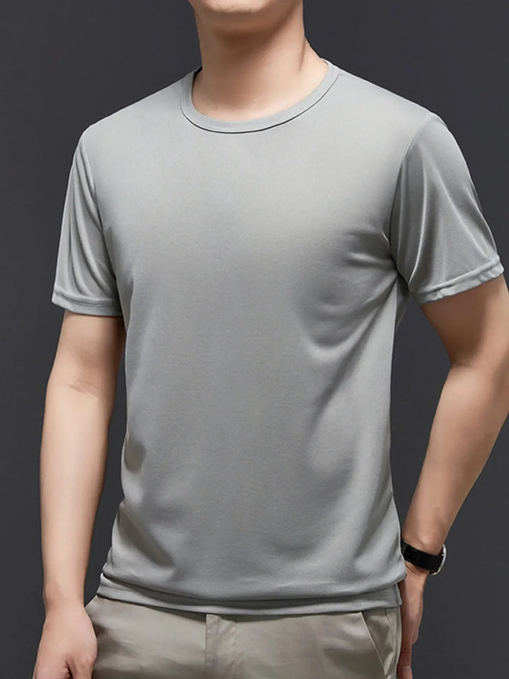Men's Plus Size Round Neck Short Sleeve T-Shirt