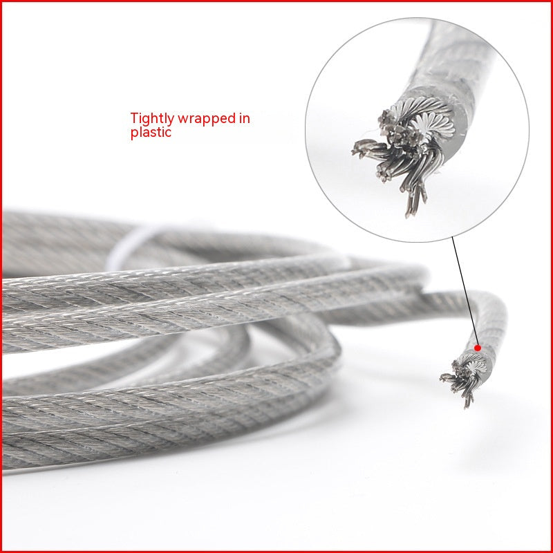 304 Stainless Steel Invisible Anti-theft Protecting Wire Net Steel Wire Coated Rope Steel