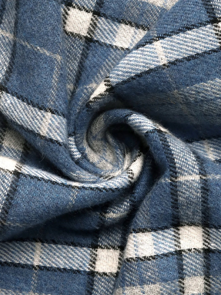 Plaid Button Up Long Sleeve Shirt
