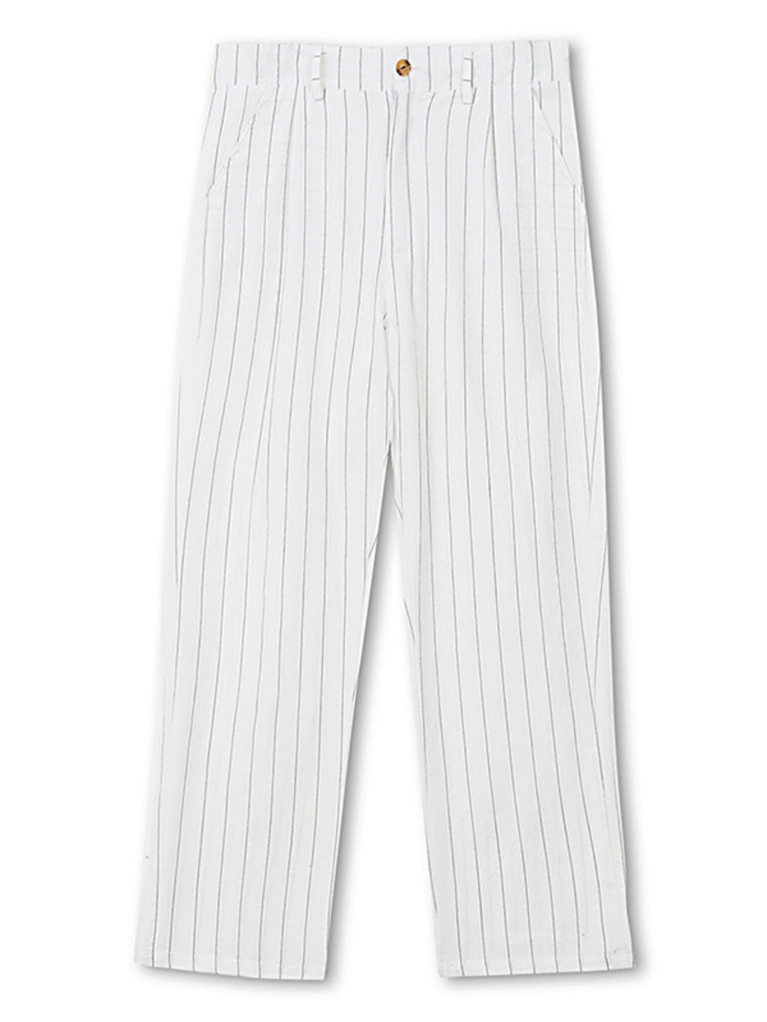 Men's Full Size Striped Wide Leg Pant Plus Size