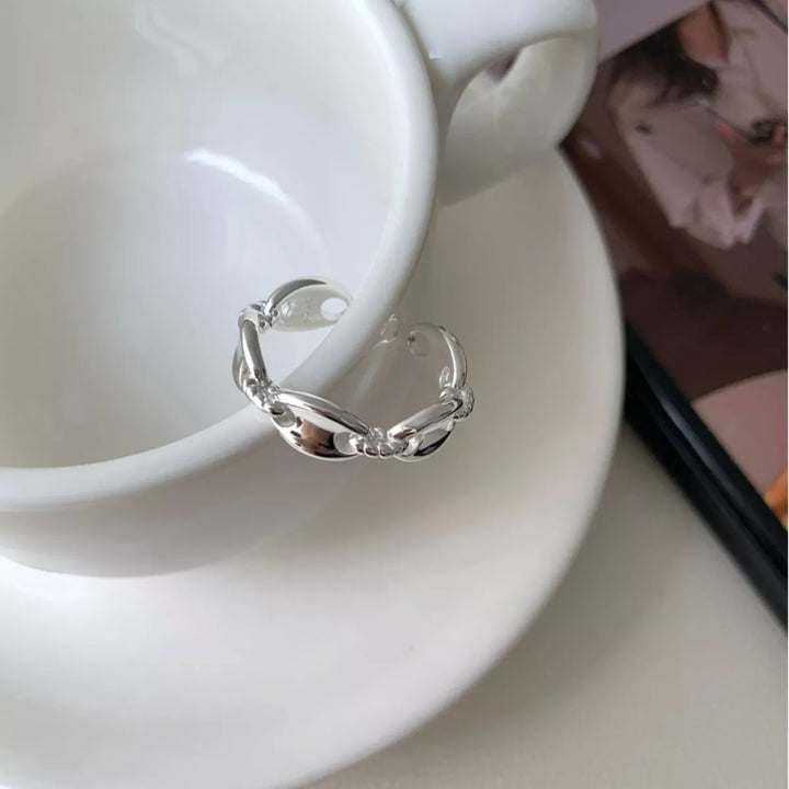 925 Sterling Silver Pig's Snout Ring
