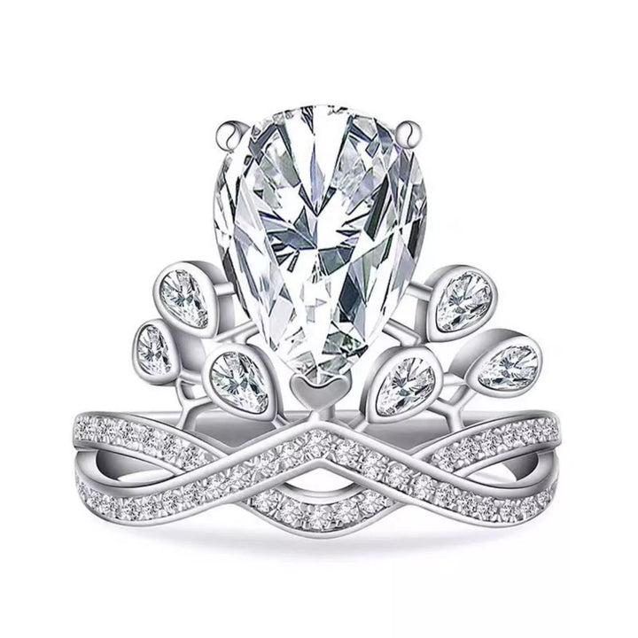 2 Carat Moissanite 925 Sterling Silver Ring