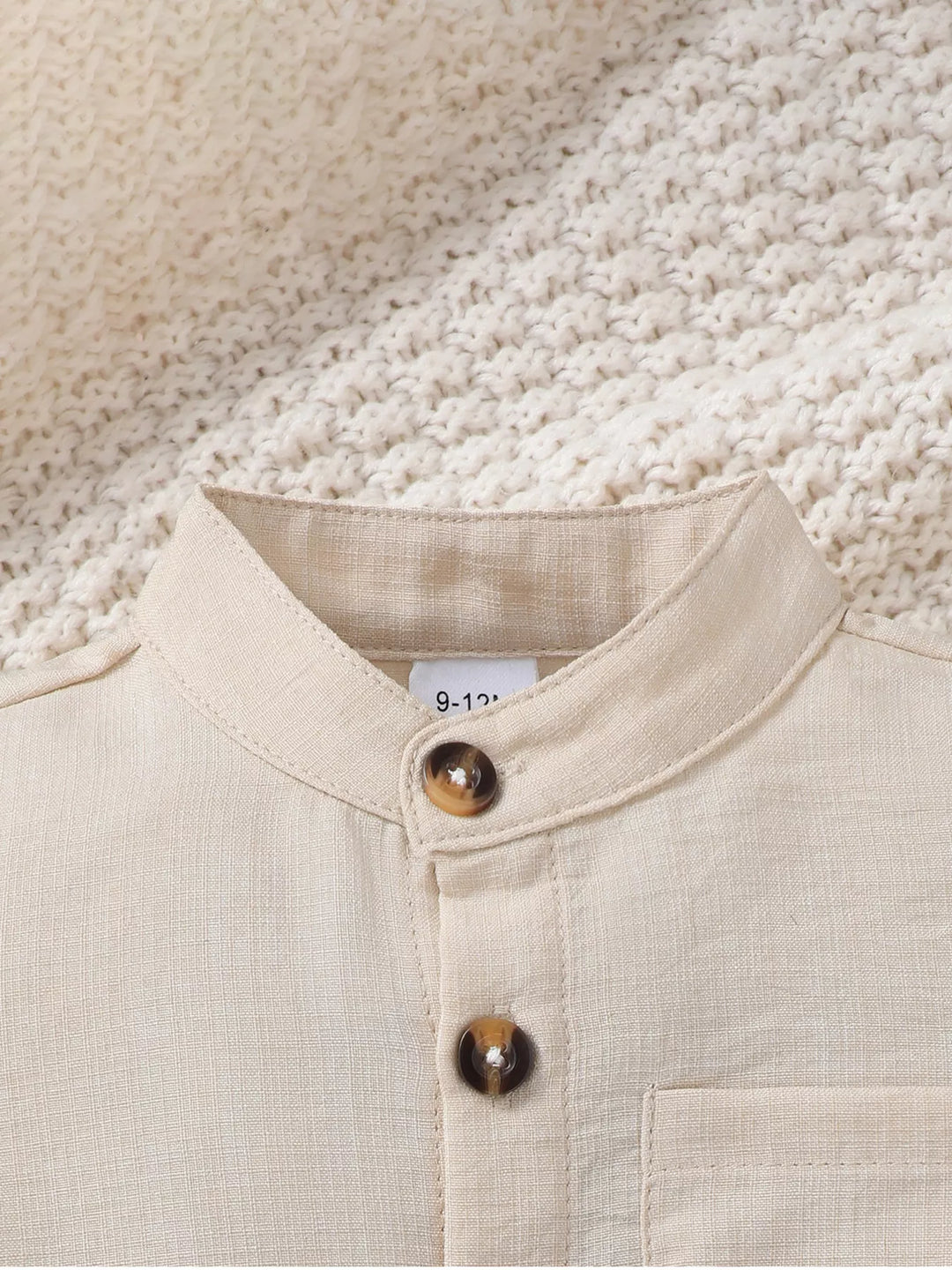 Children's Casual Button Up Shirt & Pants Set