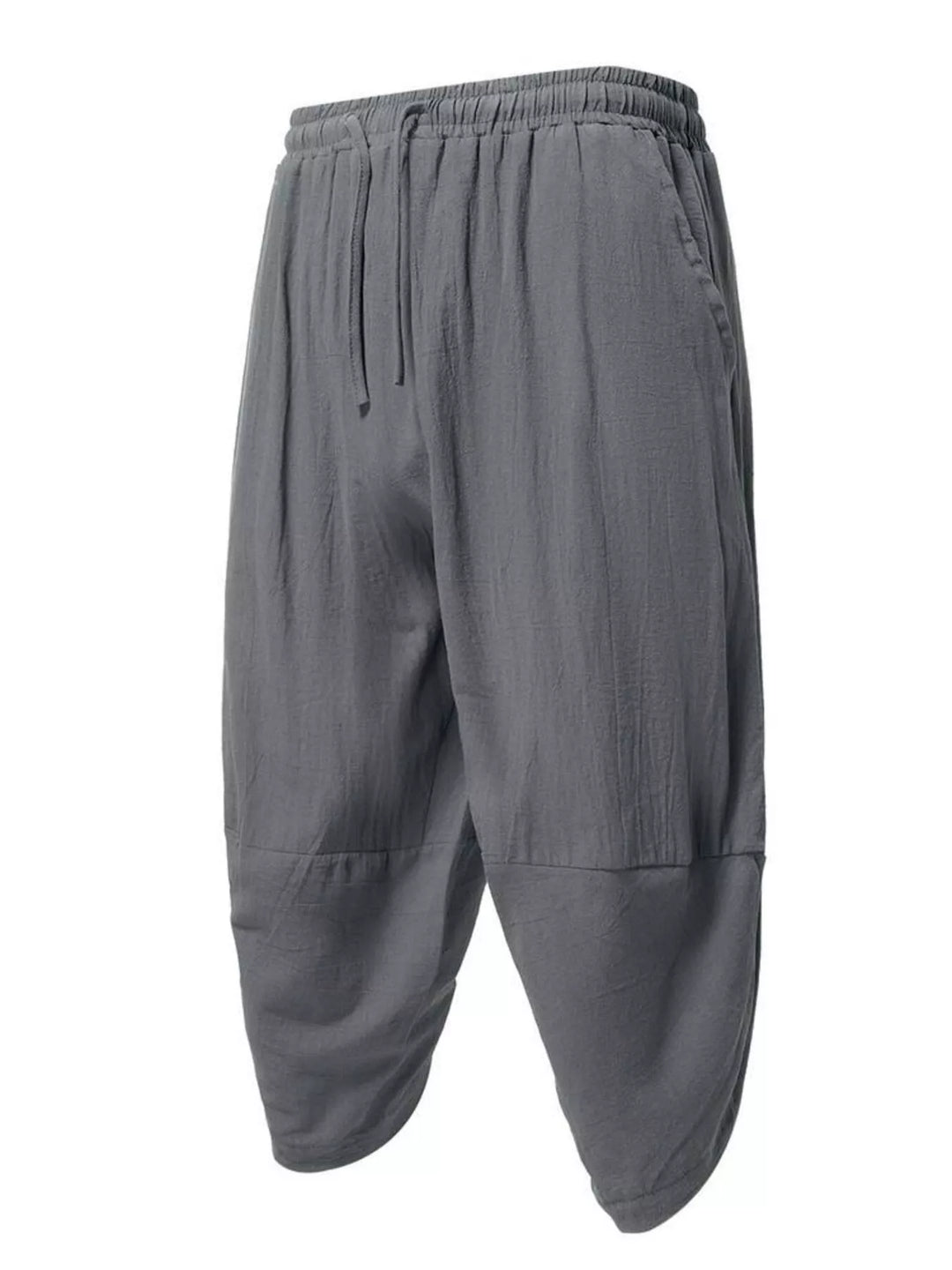 Men's Plus Size Loose Fit Cropped Pants