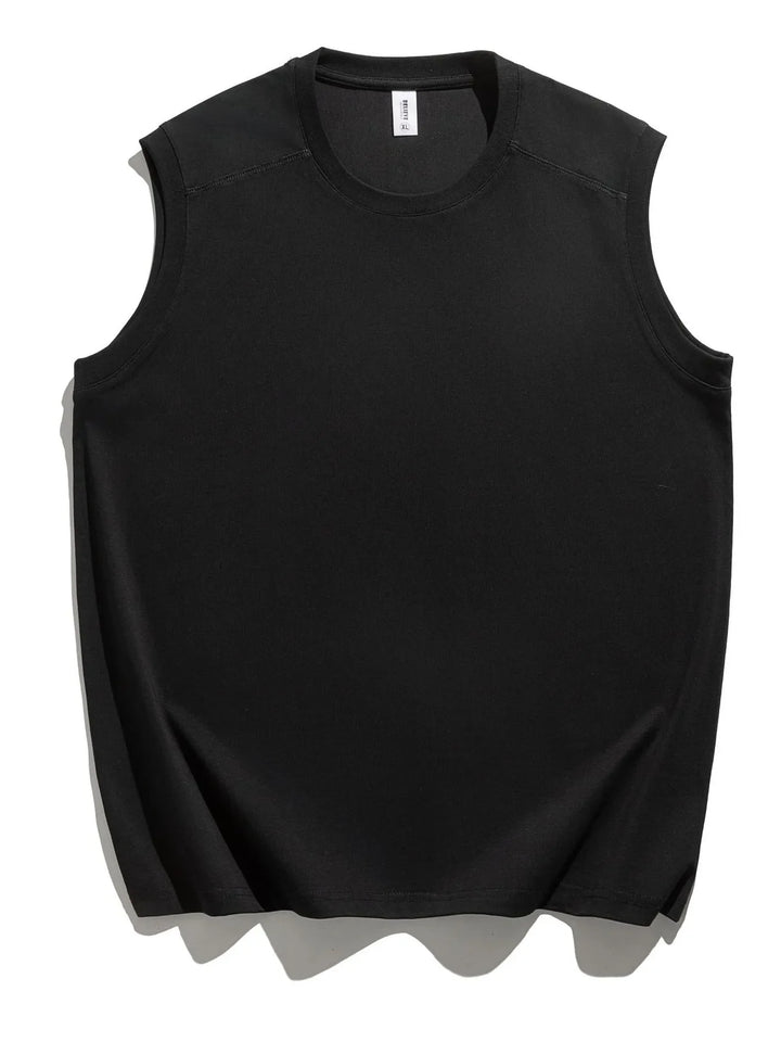 Men's Plus Size Round Neck Tank