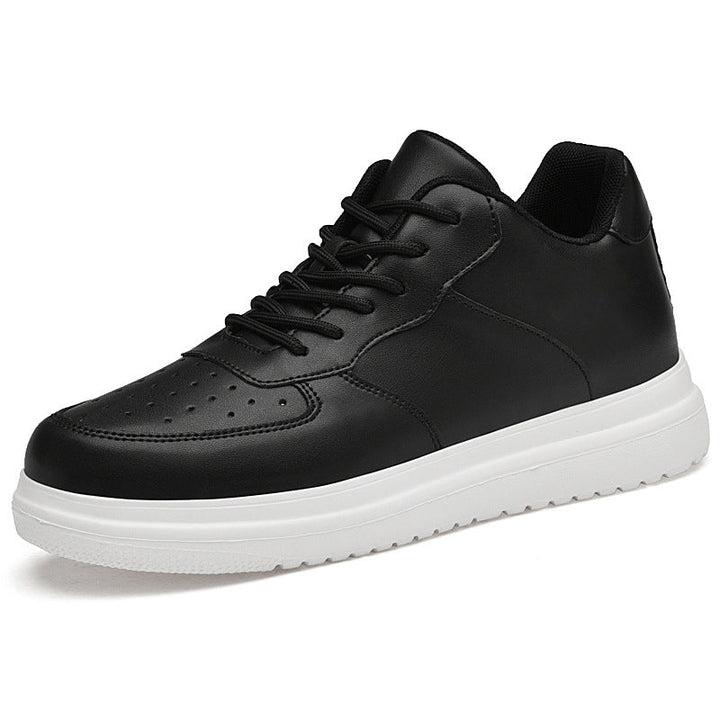 Mens Casual Korean-style Low-top White Sneakers