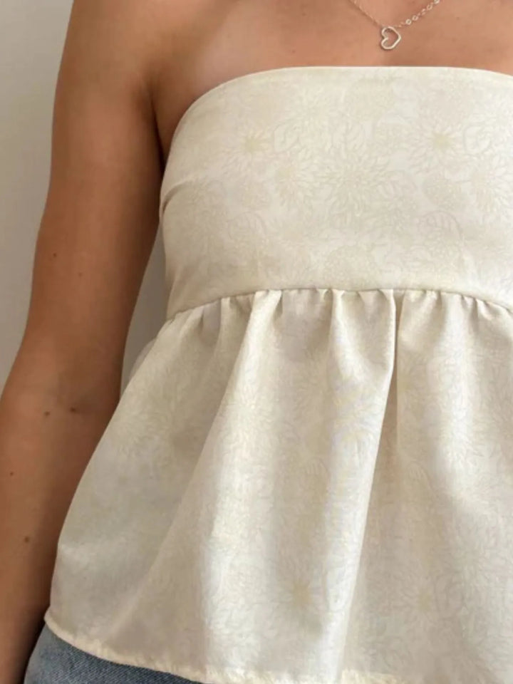 Tie Back Tube Top