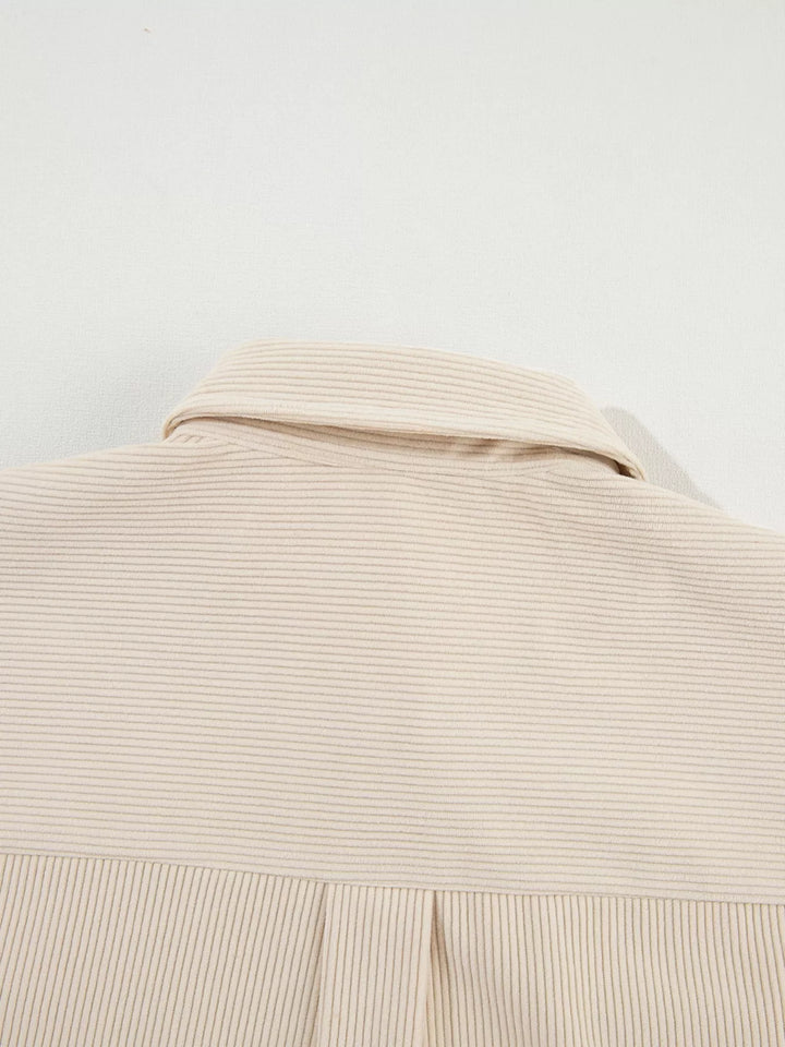 Houndstooth Button-Down Jacket