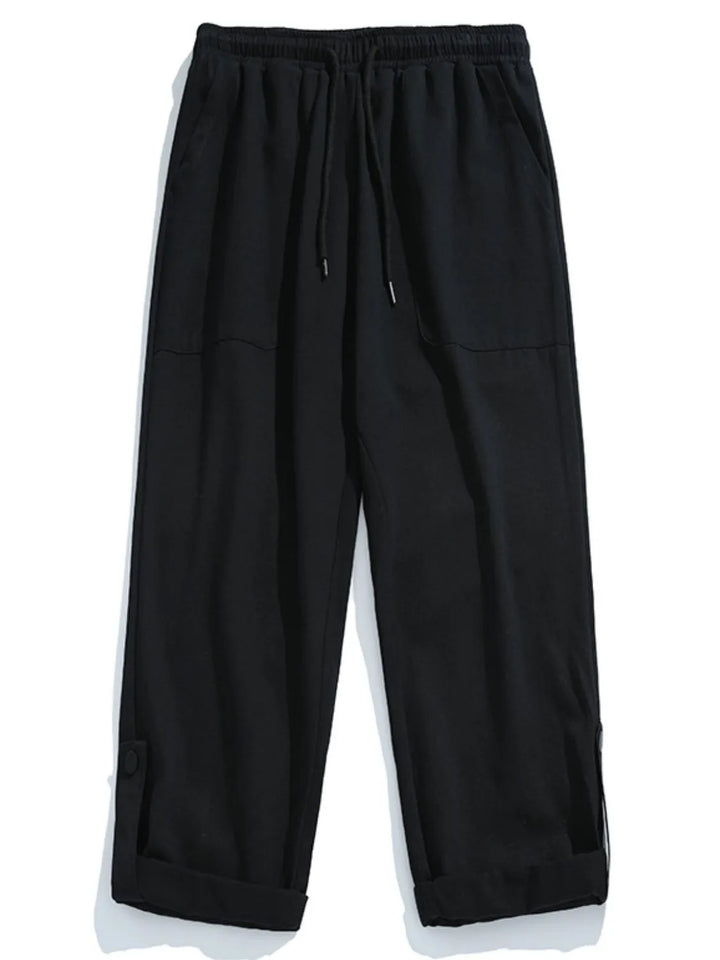 Men's Plus Size Drawstring Pants with Pockets