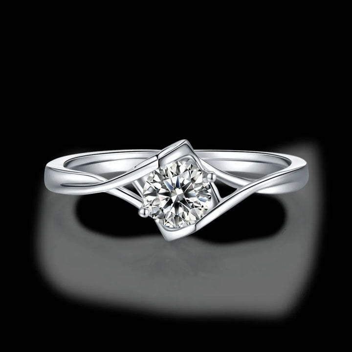 Moissanite 925 Sterling Silver Ring