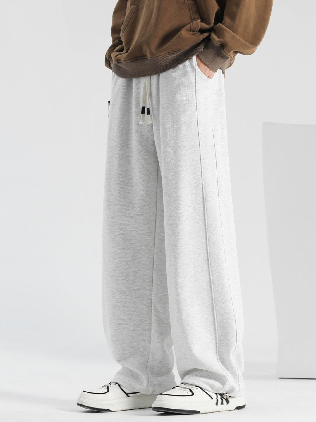 Men's Plus Size Casual Loose-Fit Drawstring Pants
