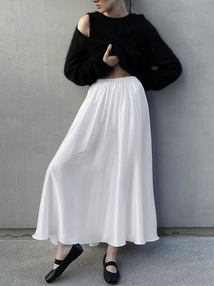 Elastic Waist Skirt